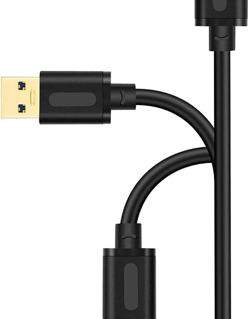 Load image into Gallery viewer, USB 3.0 a to a Male Cable 6Ft,Usb to USB Cable USB Male to Male Cable USB Cord with Gold-Plated Connector for Hard Drive Enclosures, DVD Player, Laptop Cooler (6Ft/1.8M)
