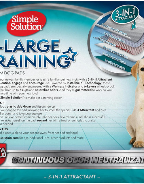 Load image into Gallery viewer, Extra Large Pee Pads for Dogs, Puppy Potty Training, Leak Proof Dog Pads, Pet Pee Pad, Disposable Puppy Pad, XLARGE 28"X30"
