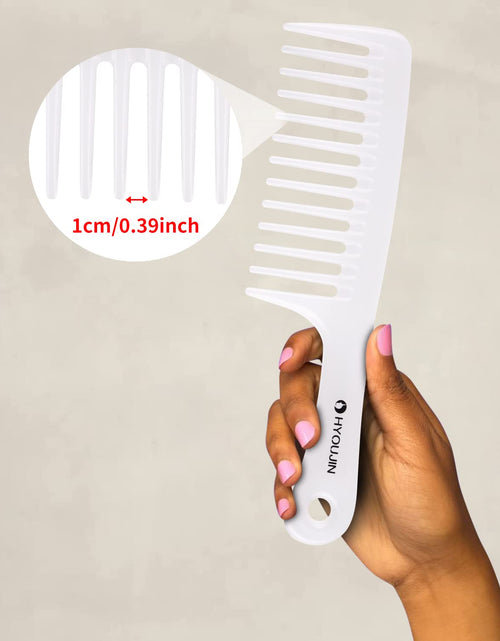 Load image into Gallery viewer, Wide Tooth Comb Detangling Hair Brush,Paddle Hair Comb,Care Handgrip Comb-Best Styling Comb for Long,Wet or Curly Reduce Hair Loss and Dandruff&amp;Headache-Minimal Breakages
