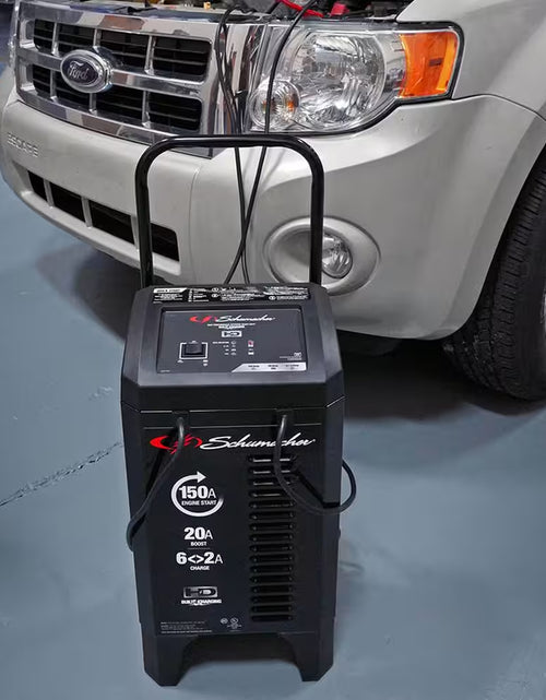 Load image into Gallery viewer, Automotive 12 Volt 150 Amp Fully Automatic Wheeled Battery Charger and Engine Starter with 20 Amp Boost
