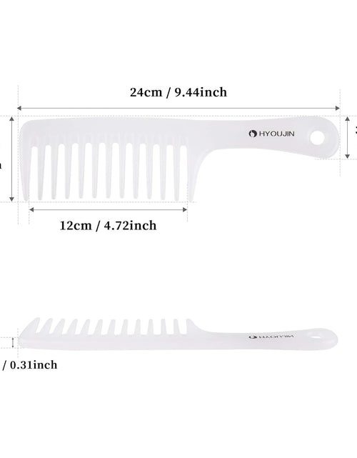 Load image into Gallery viewer, Wide Tooth Comb Detangling Hair Brush,Paddle Hair Comb,Care Handgrip Comb-Best Styling Comb for Long,Wet or Curly Reduce Hair Loss and Dandruff&amp;Headache-Minimal Breakages
