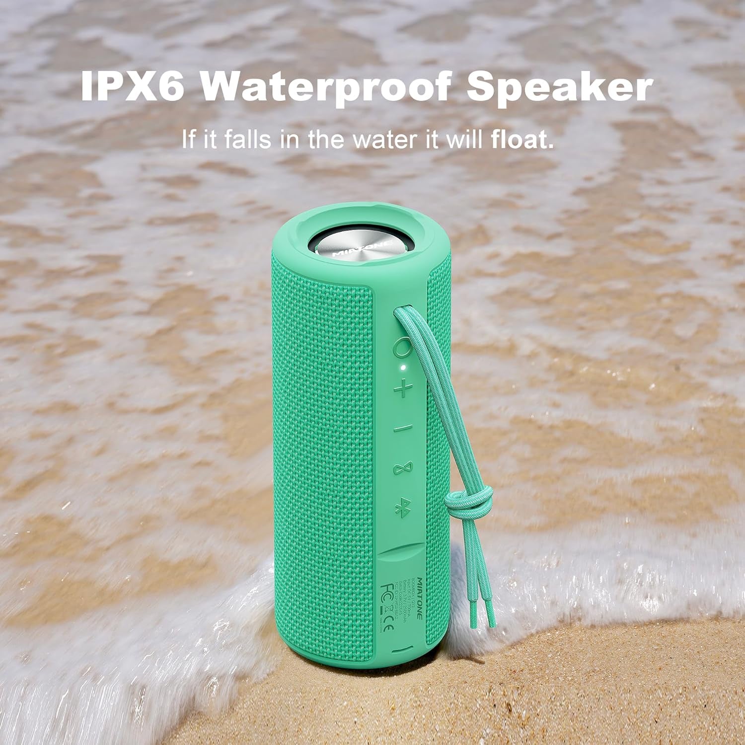 Outdoor Waterproof Portable Bluetooth Speaker Wireless - Green