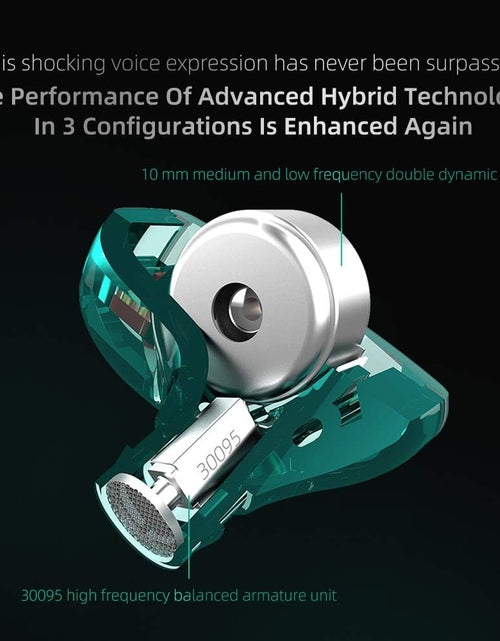 Load image into Gallery viewer, KZ ZST X In-Ear Monitors, Upgraded Dynamic Hybrid Dual Driver ZSTX Earphones, Hifi Stereo IEM Wired Earbuds/Headphones with Detachable Cable for Musician Audiophile (Without Mic, Purple)
