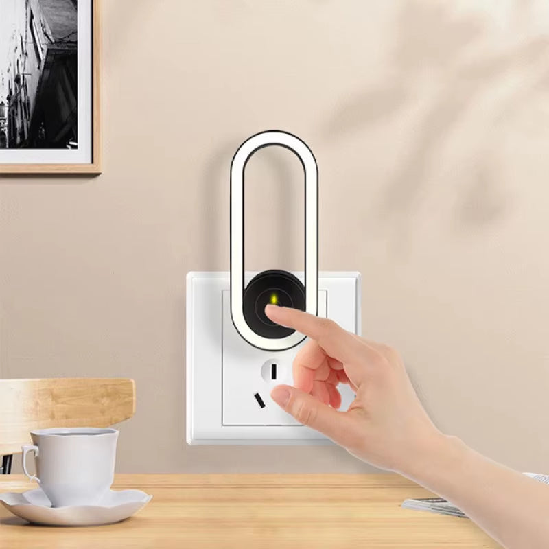 BuzzShield™ Ultrasonic Mosquito Repeller & LED Night Lamp – Sleep Tight, Bite-Free, Every Night