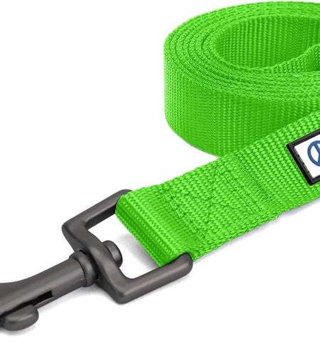 6 FT Solid Color Leash for Puppy Leash Dog Leash Comfortable Handle Dog Training Leash 6 Ft Dog Leash Extra Small Dog Leash / Small Dog Leash Green Dog Leash