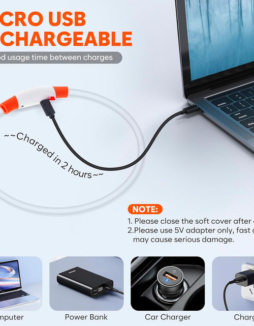 Load image into Gallery viewer, Light up Dog Collars - TPU Rechargeable LED Dog Collar, Glowing Puppy Collar, Flashing Dog Collar Lights for Night Walking (Orange)
