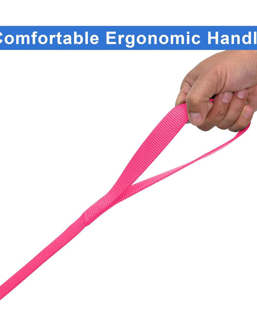 Load image into Gallery viewer, 6 FT Solid Color Leash Puppy Leash Dog Leash Comfortable Handle Dog Training Leash 6 Ft Dog Leash Medium Dog Leash / Large Dog Leash Pink Dog Leash
