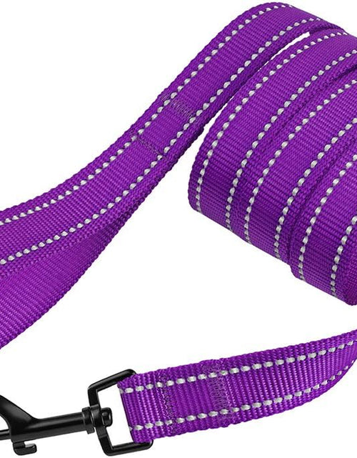 Load image into Gallery viewer, Nylon Dog Leash 5Ft for Daily Outdoor Walking Running Training Heavy Duty Reflective Pet Leashes for Large, Medium &amp; Small Dogs
