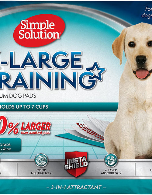 Load image into Gallery viewer, Extra Large Pee Pads for Dogs, Puppy Potty Training, Leak Proof Dog Pads, Pet Pee Pad, Disposable Puppy Pad, XLARGE 28"X30"
