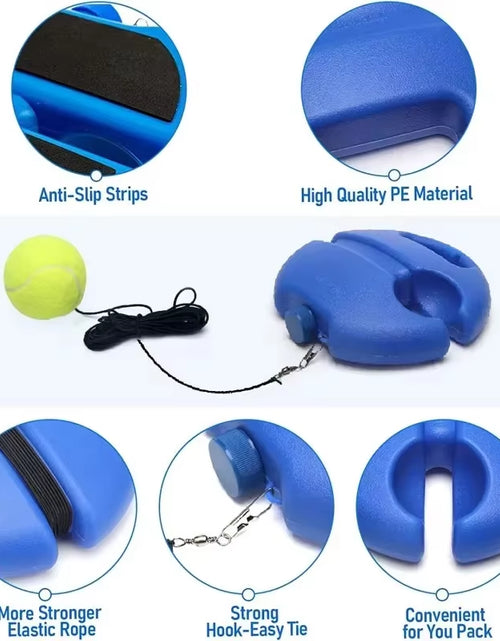 Load image into Gallery viewer, Tennis Training Ball Tennis Trainer Professional Training Tool Exercise Rebound Ball Indoor Tennis Practice Padel Accessories
