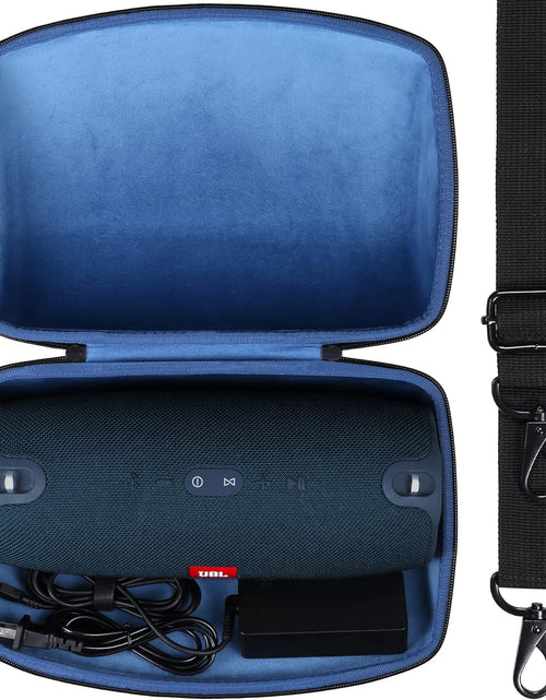 Load image into Gallery viewer, Hard Travel Case Replacement for JBL Xtreme 2 Portable Wireless Bluetooth Speaker (Xtreme 2, Black Hard Case with Inner Blue)
