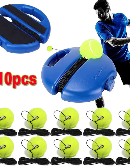 Load image into Gallery viewer, Tennis Training Ball Tennis Trainer Professional Training Tool Exercise Rebound Ball Indoor Tennis Practice Padel Accessories
