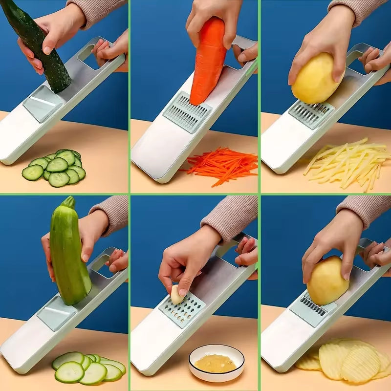 ChopMaster 6-in-1 Manual Vegetable Chopper – Ultimate Kitchen Slicer for Fast, Easy Prep  Description: